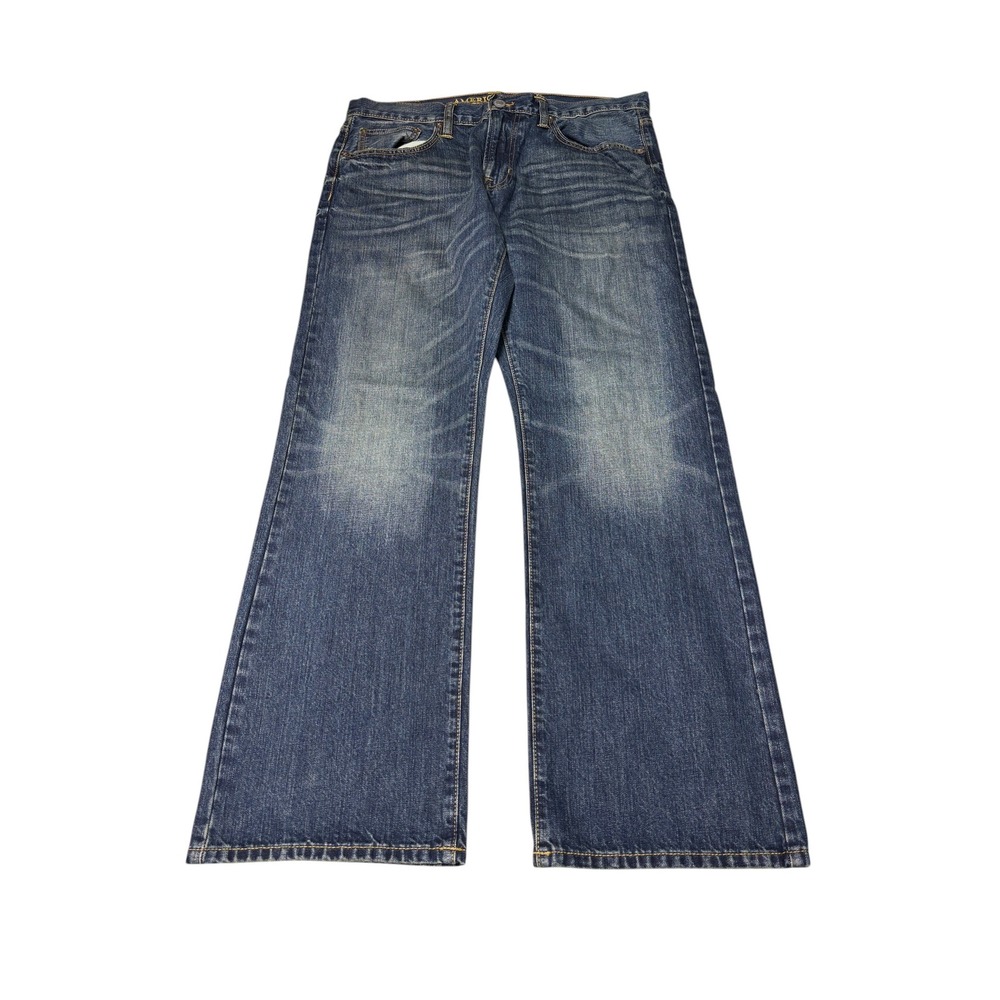 American Eagle Outfitters Mens Bootcut Jeans Mens 34x32 Blue Denim 100% Cotton